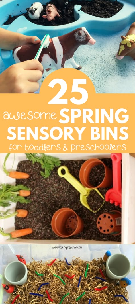 Spring Activities For Toddlers, Sensory Bins For Toddlers, Spring Sensory, Toddler Sensory Bins, Spring Toddler, Sensory Activities Toddlers, Smart Tiles, Toddler Sensory, Sensory Boxes