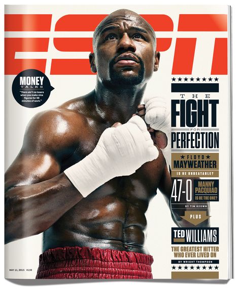 Instagram account of University of Pennsylvania runner showed only part of story Money Mayweather, Sports Magazine Covers, Mexico 86, Espn Magazine, Magazine Spread, Sport Magazine, News Letter, Sports Magazine, Ted Williams