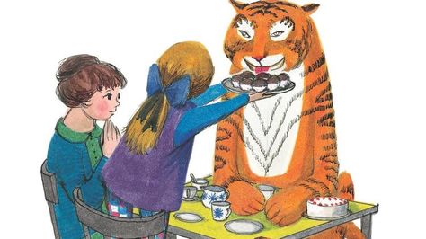 Tiger Who Came To Tea, Christian Robinson, Childhood Books, Tiger Art, A Tiger, The Tiger, Children's Book Illustration, Read Aloud, Stop Motion