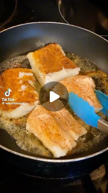 Lusamerica Foods on Instagram: "🐟 Alaska True Cod season (aka Pacific cod) opened this month and is in fresh! Checkout this simple lemon butter Pacific cod recipe by @mikefitnfood using several seasonings found in your home pantry plus an easy tasty sauce made with butter, garlic, chicken broth, and lemon. 😋" Marinade For Cod Fish, Cod Fish Meals Dinners, Best Way To Cook Cod Fillets, Cod With Lemon Butter Caper Sauce, How To Cook Cod Fish, Pacific Cod Recipes, Cod Seasoning, Alaskan Cod Recipe, Lingcod Recipe