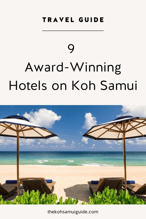 9 Award-Winning Hotels on Koh Samui Koh Samui Itinerary, W Koh Samui, Koh Samui Waterfall, Ko Samui Thailand, Koh Samui Snorkeling, Koh Samui Hotel, Bangkok Attractions, Thailand Tourist, Thailand Destinations