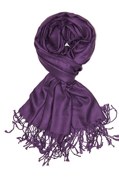 Achillea Large Soft Silky Pashmina Shawl Wrap Scarf in Solid Colors (Purple) at Amazon Women’s Clothing store: Pattern Hijab, Gifts For Older Women, Hijab Beach, Beach Hijab, Knit Baby Blanket Pattern, Hijab Pattern, Gifts For Seniors, School Hijab, Makeup Hijab