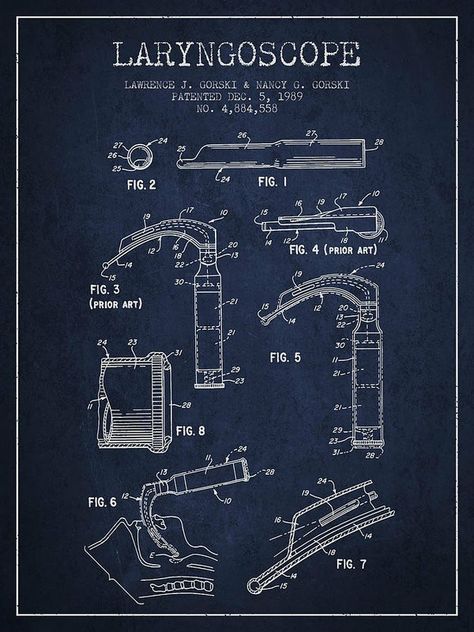 Sweatshirt Inspiration, Nurse Anesthesia, Medical Stickers, Medical Pictures, Patent Art Prints, Respiratory Therapy, Medical Anatomy, Medical Dental, Patent Drawing