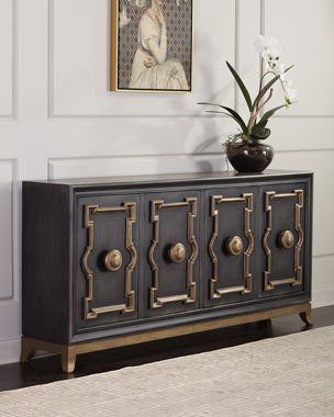 HCAW6 Clayton Dining Console Dining Console, Dining Room Console, Dining Room Buffet, Decorative Knobs, Wood Interiors, French Furniture, Refinishing Furniture, Decoration Design, Tile Design