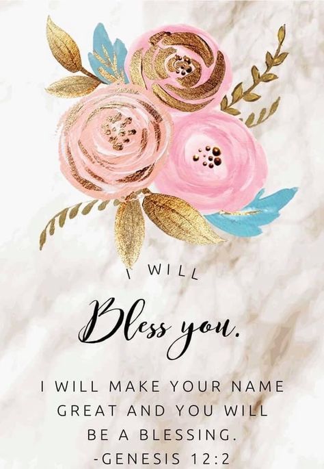 Genesis 12 2, Make Your Name, Be A Blessing, You Are Blessed, Biblical Quotes, Bible Verses Quotes Inspirational, Bible Verse Wallpaper, Favorite Bible Verses, Verse Quotes