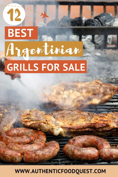 Argentina Grill, Argentinian Grill, Argentine Grill, Bbq Grill Design, Reduce Food Waste, Authentic Recipes, Food Products, Food Tours, Thai Recipes