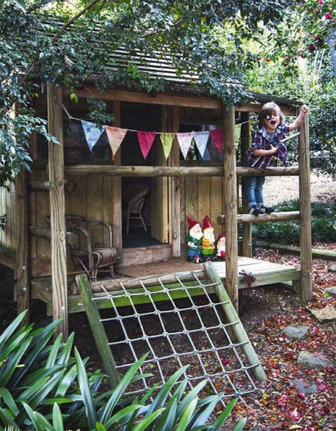 outdoor playhouse Outdoor Playhouse Ideas, Outdoor Playhouses, Kids Playhouse Outdoors, Outdoor Playhouse, Outdoor Play Spaces, Backyard Playhouse, Build A Playhouse, Handmade Charlotte, Playhouse Outdoor