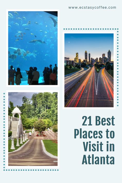 You can plan your trip to Atlanta and select the best places to visit in Atlanta. Stone Mountain Park, Visit Atlanta, Delta Flight, Atlanta Botanical Garden, Georgia Aquarium, Miniature Golf Course, Piedmont Park, Presidential Libraries, High Museum