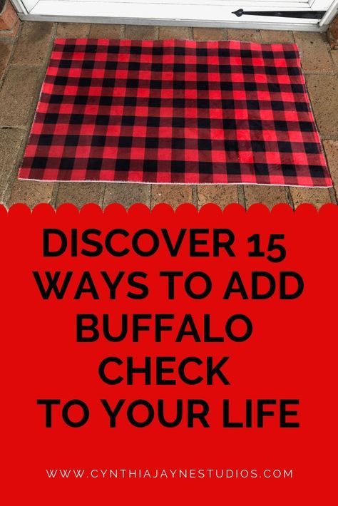 I’ve discovered 15 easy ways to add Buffalo Check to my life regardless of my home decor. #buffalocheck #buffaloplaid #redandblackbuffalocheck #redandblackbuffaloplaid Diy Decor Christmas, Red Buffalo Check, Farmhouse Inspiration, Painting Home Decor, Inner Circle, Painting Home, Buffalo Check, I'm In Love, Buffalo Plaid