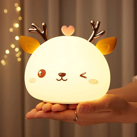 Night Lights for Kids Room, Cute Deer Kids Night Lights for Bedroom, Kawaii Toddler Night Lights for Kids, Kids Night Light for Christmas Gifts, Kawaii Lamp, Silicone Animal Night Light for Kids - - Amazon.com Toddler Night Light, Best Night Light, Animal Night Light, Cute Night Lights, Nursery Night Light, Baby Night Light, Kawaii Room Decor, Cute Deer, Chrismas Gifts