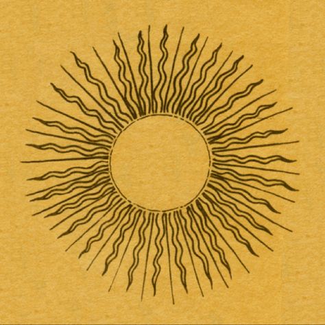 Sun Tattoo Vintage, Vintage Sun Tattoo, Sun Drawing Aesthetic, Abstract Sun Tattoo, Boho Sun Tattoo, Sun Drawing Design, Sol Hippie, Sunshine Drawing, Tattoo Future