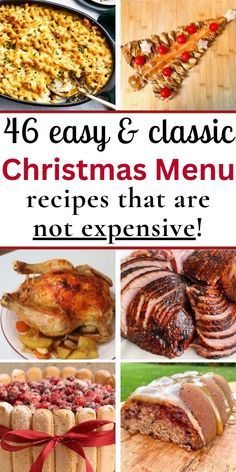 Classic Christmas Dinner Menu Ideas, Traditional Christmas Menu Ideas, Simple Christmas Menu Ideas, Traditional Christmas Dinner Menu Ideas, Christmas Dinner On A Budget, Main Dish For Christmas Dinner, Christmas Dinner Menu Ideas Traditional, Easy Christmas Dinner Menu, Traditional Christmas Dinner Menu