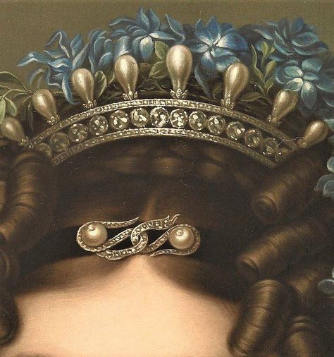 Detailed Paintings, Historical Painting, Royal Jewels, Arte Popular, Detail Art, Classical Art, Childrens Art, Hair Ornaments, Pics Art