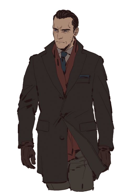 Modern Daud maybe (Credit to the artist!) Modern Character Design Male, Modern Male Character Art, Male Character Design Modern, Thief Character, Noir Detective, Call Of Cthulhu Rpg, Dishonored, Cyberpunk Character, Call Of Cthulhu