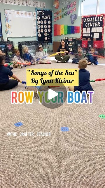 Lena Leon | Elementary Music Teacher on Instagram: "Hey Everyone😀   Today I want to share this fun lesson using these amazing Orff arrangements by Lynn Kleiner. 🚨Watch FULL VIDEO on my YouTube channel🤩  🎶You can find the songs on Spotify if you search the album “Songs of the Sea”, it includes three different versions. ❤️We had an amazing class today in 1st grade exploring changes in tempo: Adagio, Moderato and Allegro.  The kiddos did a great job listening and responding to the music, and also training their internal hearing since we had to sing the song in our heads.  Thank you to @bearpawcreek for making such an amazing tool for music and movement class!!!! 🫶🏼 If you are interested in purchasing a stretch band let me know by sending me a private message. . . . #orff  #orffshulwerk Music And Movement Preschool, Movement Preschool, Orff Arrangements, Songs On Spotify, Singing Classes, Waldorf Teaching, Kindergarten Music, Kindergarten Songs, Classroom Songs