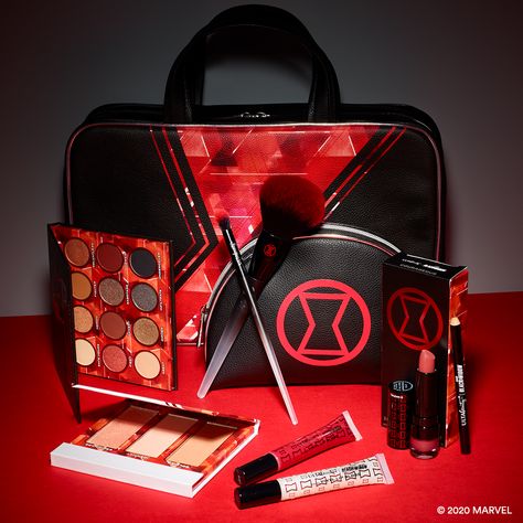 Suit up. Stand out. Introducing: The exclusive Black Widow x Ulta Beauty Collection. ❤️  #Marvel #StyledbyMarvel #BlackWidow #cosmetics #ultabeauty Deep Red Lipsticks, Marvel Black Widow, Marvel Jewelry, Marvel Fashion, Наташа Romanoff, Ulta Beauty Makeup, Lipstick Pencil, Marvel Gifts, Marvel Clothes