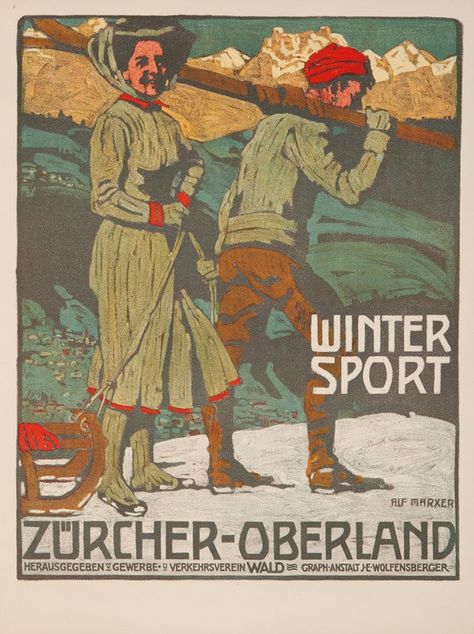 Winter Sport (1920) | von Susanlenox Skiing Vintage, Skiing Art, Whistler Ski, Vintage Ski Posters, Ski Posters, Sport Art, Art Print Display, Winter Sport, Vintage Ski