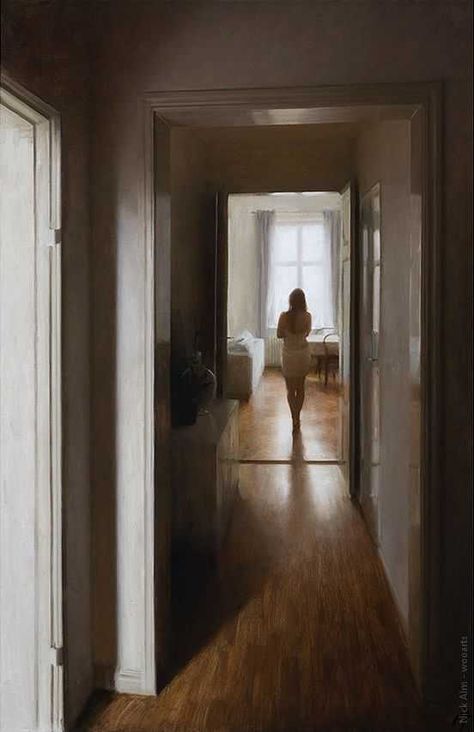 Nick Alm, The Contemporary World, Florence Academy Of Art, Contemporary World, Thumbnail Sketches, Interior Paintings, Alex Colville, La Art, Andrew Wyeth