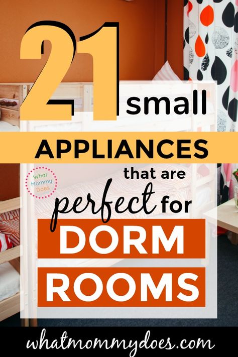 Before you leave for college, check out this list of SMALL APPLIANCES perfect for a dorm room! Some miniature fridges, microwaves, even grills and Instant Pots are allowed on college campuses! Room Appliances, Instant Pots, Dorm Room Kitchen, What Is Sleep, Dorm Kitchen, Dorm Room Hacks, Newborn Hacks, Baby Sleep Problems, Dorm Room Essentials