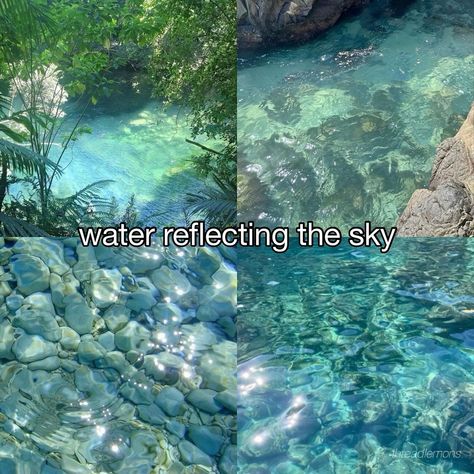 which do you choose? 🌊 follow @swagpplproblems and @threadlemons for more ♡‧₊˚ | Instagram Pretty Water, Lake Mermaid Aesthetic, Freshwater Mermaid Aesthetic, Water Whisper, Fresh Water Mermaid Aesthetic, Fairycore Waterfall, Feminine Energy Aesthetic, Water Aesthetic, Mermaid Aesthetic