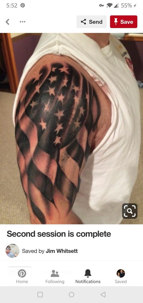 American Flag Sleeve Tattoo, Police Tattoo, Fire Fighter Tattoos, Patriotic Tattoos, Army Tattoos, Military Tattoos, Flag Tattoo, Sweet Tattoos, Eagle Tattoos