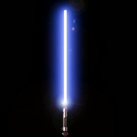 Obi-Wan's lightsaber. Indigo Lightsaber, Obi Wan Lightsaber, Blue Lightsaber, Cover Pics For Facebook, Star Wars Background, Star Wars Light Saber, Jedi Master, Obi Wan Kenobi, Star Wars Images