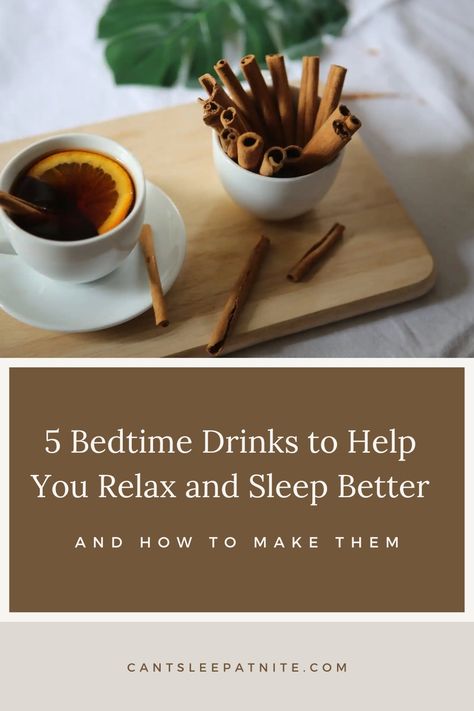 Best Tea For Sleep, Large Meals, Night Time Tea, Drink Before Bed, Bedtime Tea, Tea Before Bed, Sleep Drink, Sleep Hygiene, Spiced Drinks