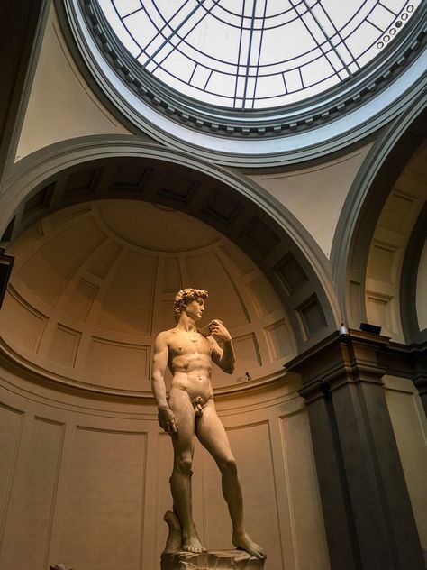 Michaelangelo's David, Galleria dell'Accademia | 10 Day Italy Itinerary The Statue Of David, Statue Of David, Italian Sculptors, Uffizi Gallery, Italy Itinerary, Trip To Italy, Italy Summer, Ancient Sculpture, Bucket Lists