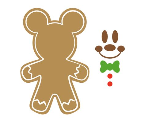 Mickey Mouse Christmas Svg Free, Disney Stockings Diy, Mickey Gingerbread Svg, Mickey Mouse Gingerbread Man, Christmas Disney Diy Decorations, Christmas Disney Crafts, Disney Felt Ornaments Patterns, Disney Christmas Svg Files Free Cricut, Cricut Disney Christmas Shirt Ideas