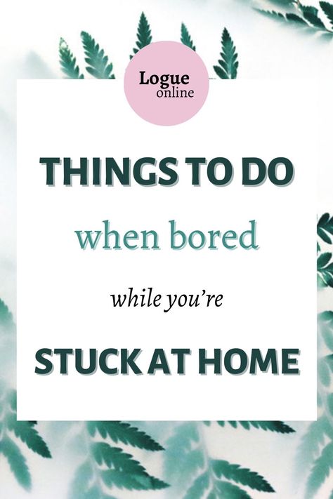 These are some of the best ideas for productive things to do while you’re self isolating and stuck at home in 2020 and 2021. Here’s how to cope with quarantine and pass time when bored and alone. Words For Writers, Bored At Home, What To Do When Bored, Productive Things To Do, Stuck At Home, Things To Do When Bored, Try Something New, Best Ideas, Things To Do