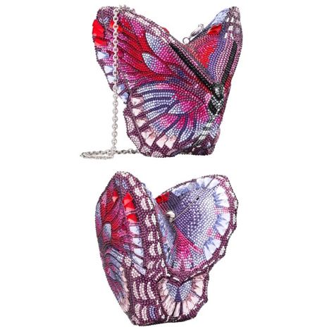 i’m 25 — Judith Leiber Crystal Butterfly Clutch Bags. Butterfly Bag, Butterfly Bags, Butterfly Clutch, Crystal Butterfly, Dream Girl, Judith Leiber, Clutch Bags, Mule Shoe, Clutch Bag