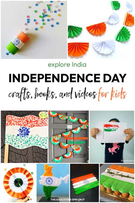 India’s Independence Day Activities for Kids - The Educators' Spin On It Fun Facts About India, Independence Day Activities, India Crafts, Indian Independence Day, Independence Day India, India Facts, India Independence, Social Studies Activities, Activities For Adults