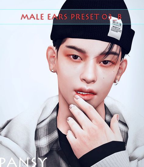 Ts4 Ear Presets, Sims 4 Cc Cheek Presets, Ear Presets Sims 4 Cc, Sims 4 Ear Presets, Ts4 Presets, Sims 4 Male, Alpha Cc, Sims 4 Cas, The Sims4