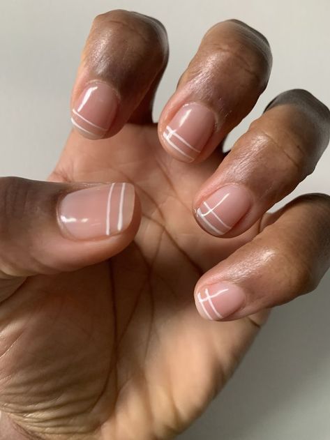 Clear Nails With Design Men, Men’s Minimalist Nails, Gold Accented Nail Inspiration, Men’s Manicure, Mens Nails Design, Men Manicure Design, Male Nail Designs, Nail Polish For Men, Masculine Nail Designs