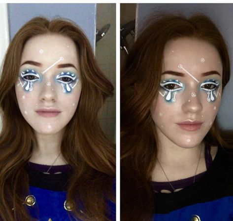 Zelda Makeup Eye, Legend Of Zelda Makeup Looks, Legend Of Zelda Inspired Makeup, Zelda Inspired Makeup, Zelda Makeup, Channel Makeup, Lydia Beetlejuice, How To Match Foundation, Halloween Eye Makeup