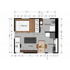 ... Studio Tumi - Mulberry 300 Sq/ft Studio Apartment - Los Angeles, US Studio Apartment Plan, Small Apartment Floor Plans, Small Apartment Plans, Studio Apartment Floor Plans, Apartemen Studio, Studio Floor Plans, Studio Layout, Studio Apartment Design, Apartment Floor Plan