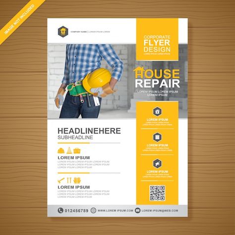 A4 Flyer Design, Rollup Design, House Repair, 잡지 레이아웃, Brochure Design Layout, Flyer Design Layout, Desain Editorial, Graphic Design Flyer, Flyer Design Inspiration