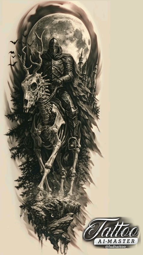 Dark Souls Tattoo, Outlaw Tattoo, Viking Warrior Tattoos, Geisha Tattoo Design, Gothic Tattoos, Soldier Tattoo, Side Neck Tattoo, Spartan Tattoo, Tattoo Lettering Styles