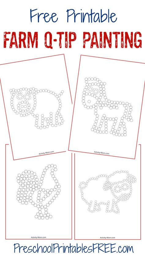 Farm Preschool Centers, Farm Craft For Preschoolers, Farm Activities Preschool Printables, Preschool Farm Animal Art, Farm Food Preschool Activities, Farm Preschool Printables, Preschool Farm Art Activities, Farm Week Preschool, Farm Lessons For Kindergarten