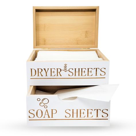 We are live! Fabric Softener Storage, Dryer Sheet Storage, Rustic White Farmhouse, Dryer Sheet Holder, Laundry Room Organizer, Sheet Storage, Room Organizer, Dryer Sheet, Fabric Softener Sheets