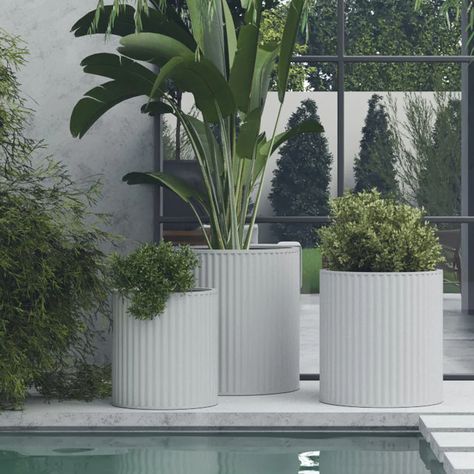 Pots Planters & Baskets | Horgans Trade Wall Planters Outdoor, Small Planters, Planters Outdoor, Wall Planters, Luxury Garden, Modern Planters, Small Planter, Large Planters, Backyard Makeover