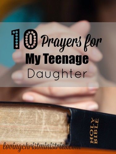 When I consider the pressures she will face and the challenges she'll overcome, I pray these prayers for my teenage daughter. Prayer For Daughter, Prayers For My Daughter, Prayer For My Children, Parenting Teenagers, Prayers For Children, Teenage Daughters, Prayer Scriptures, Christian Parenting, Prayer Board