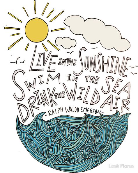 Doodle Mural, Empathy Quotes, Live In The Sunshine, Save The Ocean, Wild Swimming, Swimming Quotes, Lake Pictures, Nature Quotes, The Sunshine