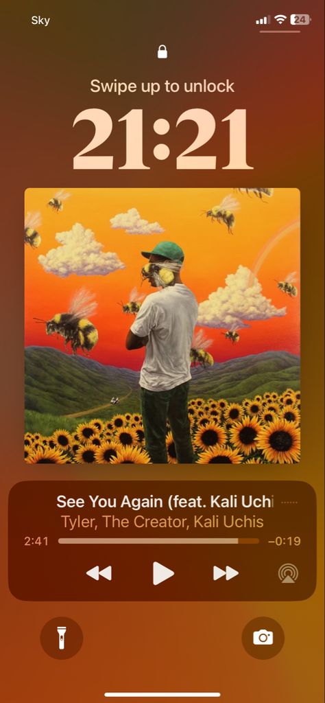 see you again tyler the creator kali uchis. Frank Ocea, Kiss Songs, Iphone Music, Steve Lacy, Kali Uchis, Iphone Lockscreen, See You Again, Lone Wolf, Album Cover Art