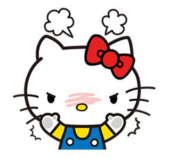 Sticker Hello Kitty, Emoji List, Images Hello Kitty, New Emojis, Monster Stickers, Work Stickers, Hello Kitty Art, Hello Kitty My Melody, Hello Kitty Pictures