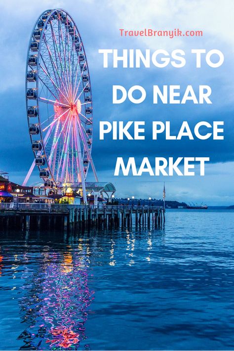 See these things to do near Pike Place Market in Seattle, Washington!  #pikeplacemarket #seattle #washington Pikes Market Seattle, Pikes Place Market Seattle, Seattle Pike Place Market, Seattle Pike Place, Travel Seattle, Visiting Seattle, Washington Trip, Seattle Vacation, Seattle Trip