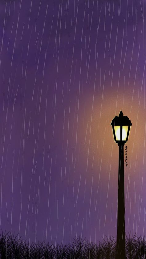 Rain wallpaper | Digital illustration Rain Wallpaper, Rain Wallpapers, Oil Pastel Art, Doodle Illustration, Phone Wallpaper Images, Simple Wallpapers, Anime Scenery Wallpaper, Pastel Art, Floral Background