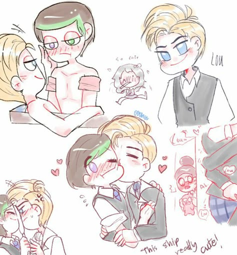 Nolan X Lou, Lou X Nolan, Cartoon Ships, Ugly Dolls, Gay Comics, Gay Ships, Anime Version, Cute Love Stories, Lou Lou