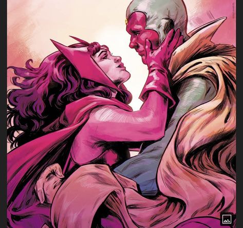 Vision Marvel Comics, Vision Comic, Vision Marvel, Scarlet Witch Comic, Mommy Wanda, Super Hero Art, Vision Art, Infinity Saga, Wanda Vision