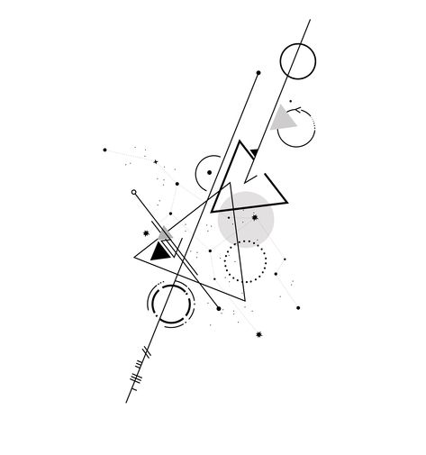 A more simple version of Virgo I guess, actually it is the 1st draft, then I tried to put more meanings in it, the process is on-going. #geometric #virgo #arrow #sign #dot #minimalist #Moon #karma #morse #code #symbol #circle #black #white #star #sun #constellation #tattoo #line #nine #triangle #sun #earth #mercury #grey Neosymbolism Tattoo Meaning, Virgo Arrow Tattoo, Virgo Line Tattoo, Virgo Sign Tattoo, Geometric Arrow Tattoo, Virgo Constellation Tattoo, Geometric Arrow, Constellation Tattoo, Circle Tattoos